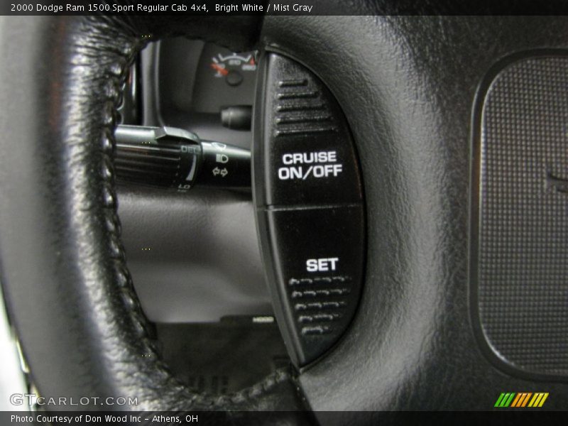 Controls of 2000 Ram 1500 Sport Regular Cab 4x4