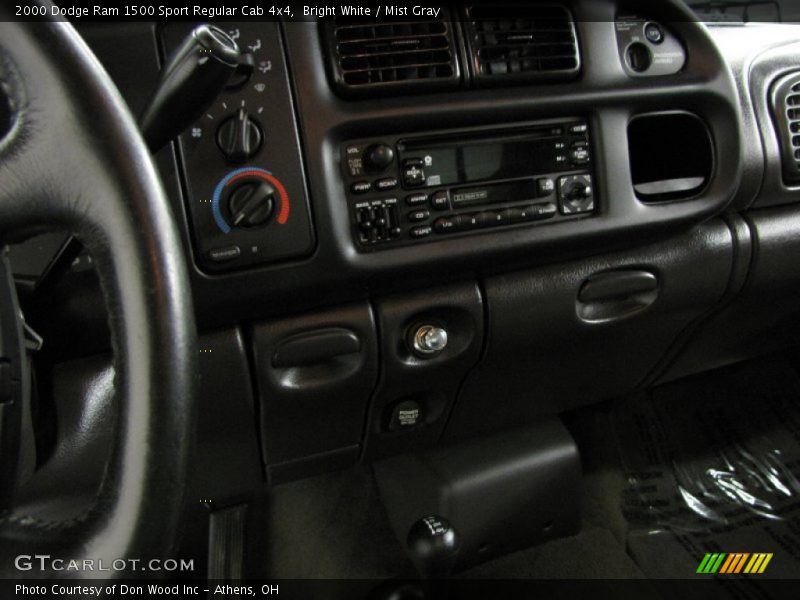 Bright White / Mist Gray 2000 Dodge Ram 1500 Sport Regular Cab 4x4