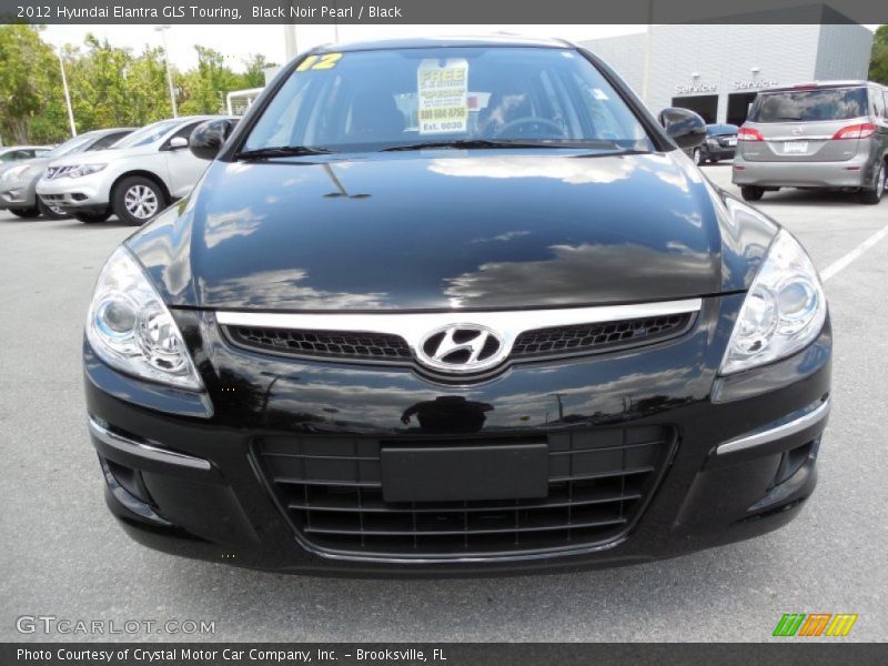 Black Noir Pearl / Black 2012 Hyundai Elantra GLS Touring