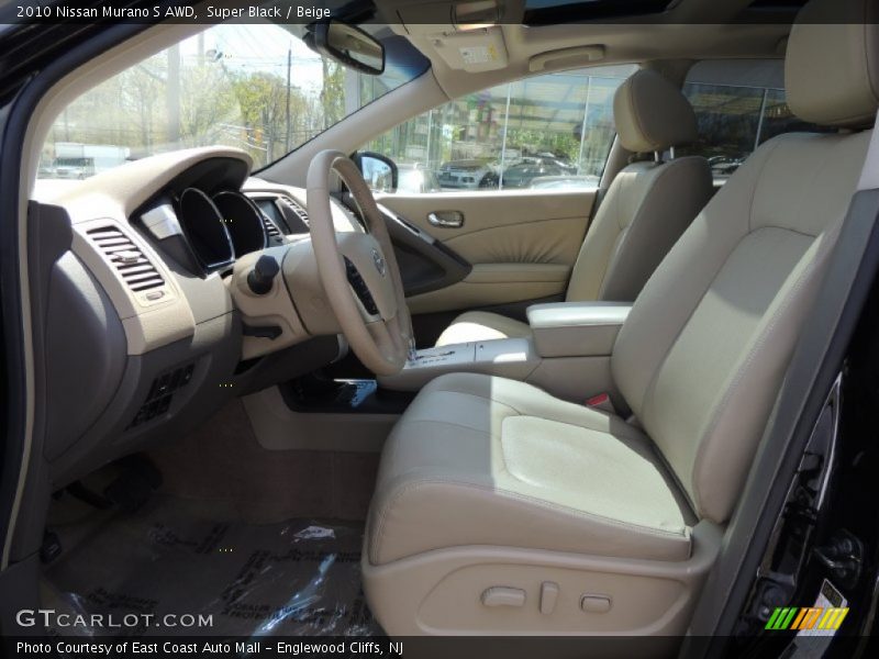 Super Black / Beige 2010 Nissan Murano S AWD