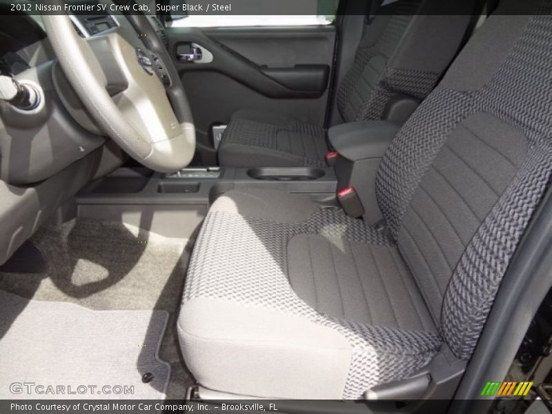 Super Black / Steel 2012 Nissan Frontier SV Crew Cab
