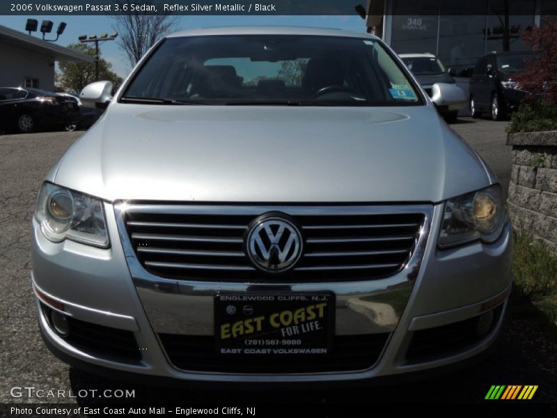 Reflex Silver Metallic / Black 2006 Volkswagen Passat 3.6 Sedan