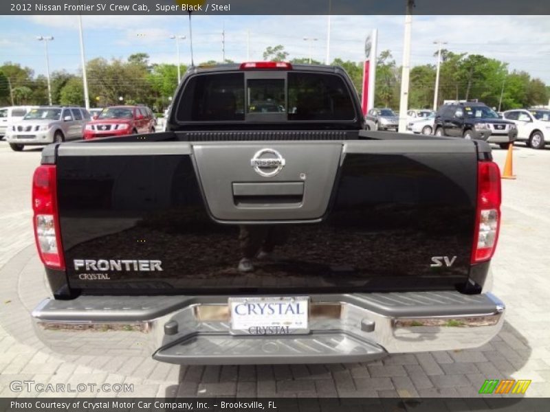 Super Black / Steel 2012 Nissan Frontier SV Crew Cab