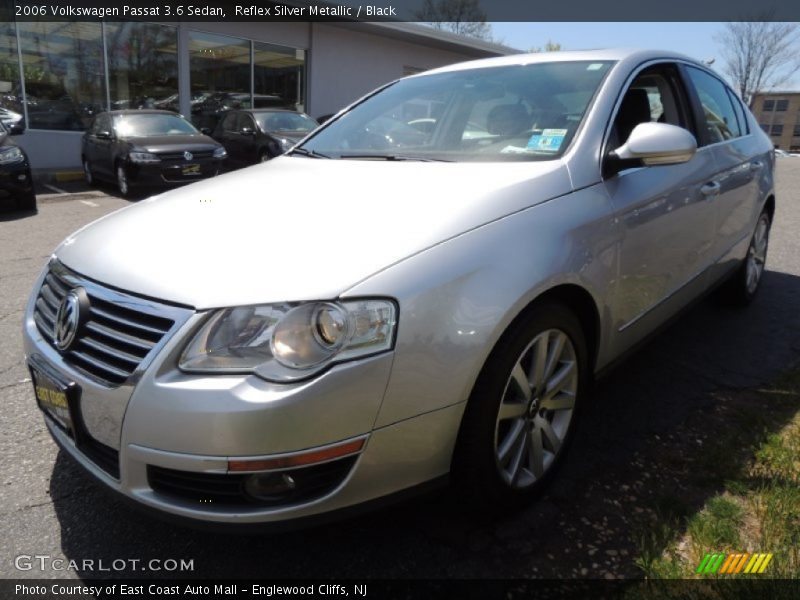 Reflex Silver Metallic / Black 2006 Volkswagen Passat 3.6 Sedan