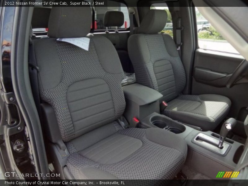Super Black / Steel 2012 Nissan Frontier SV Crew Cab