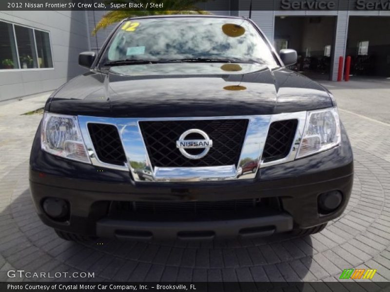 Super Black / Steel 2012 Nissan Frontier SV Crew Cab