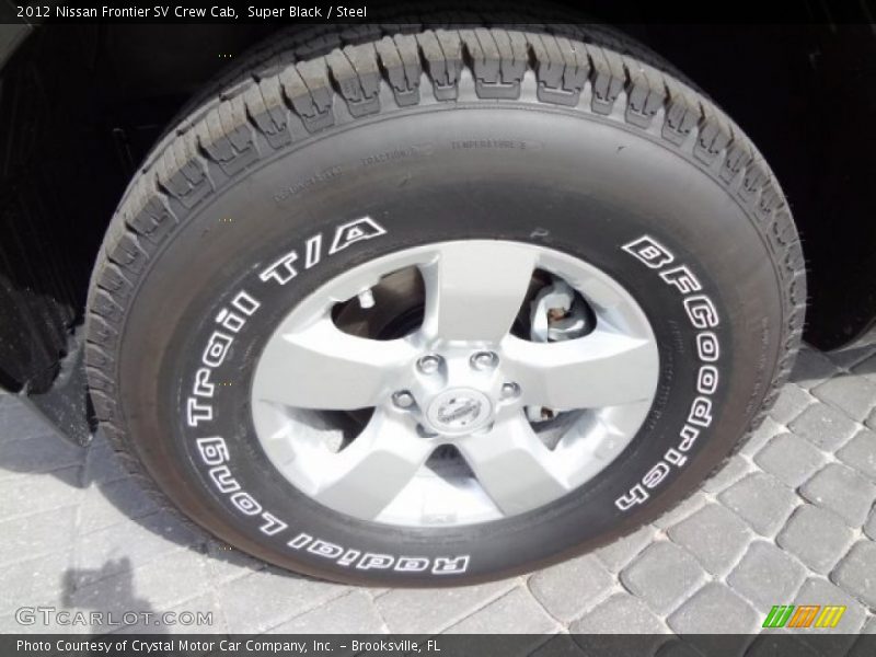 Super Black / Steel 2012 Nissan Frontier SV Crew Cab