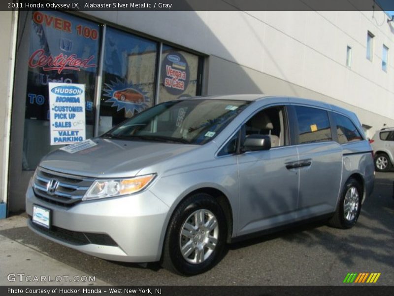 Alabaster Silver Metallic / Gray 2011 Honda Odyssey LX