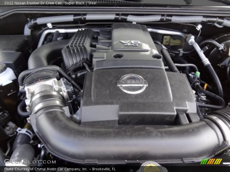 Super Black / Steel 2012 Nissan Frontier SV Crew Cab