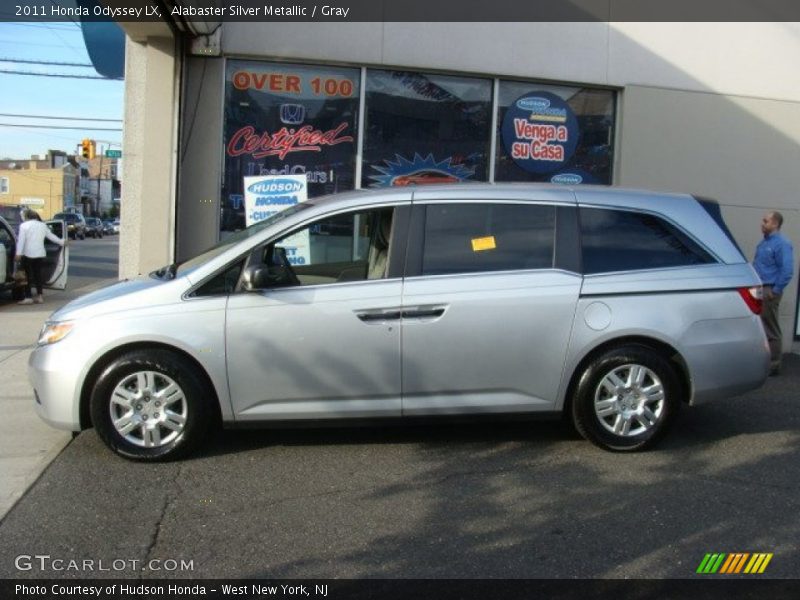 Alabaster Silver Metallic / Gray 2011 Honda Odyssey LX