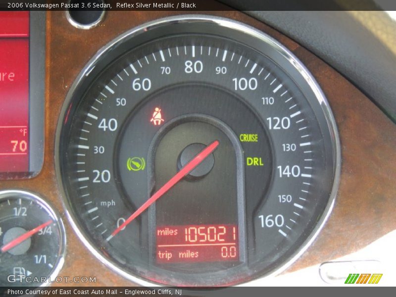 Reflex Silver Metallic / Black 2006 Volkswagen Passat 3.6 Sedan