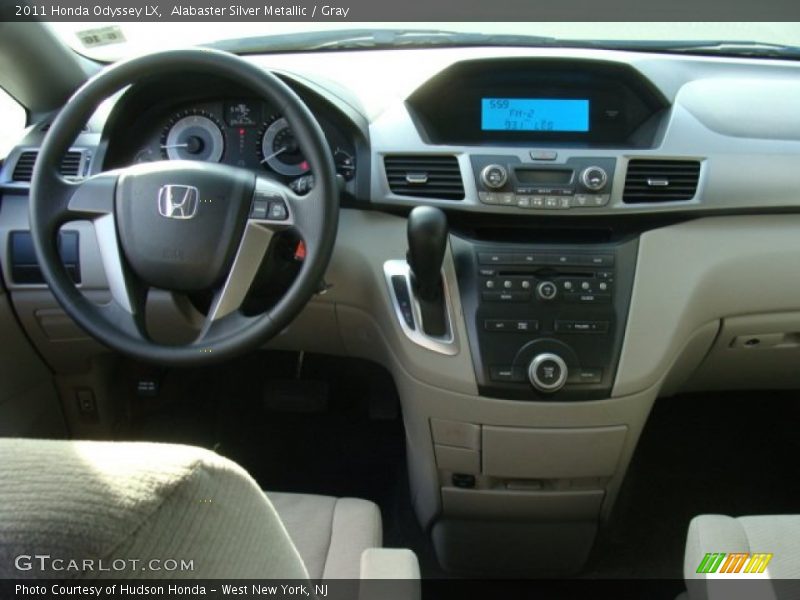 Alabaster Silver Metallic / Gray 2011 Honda Odyssey LX