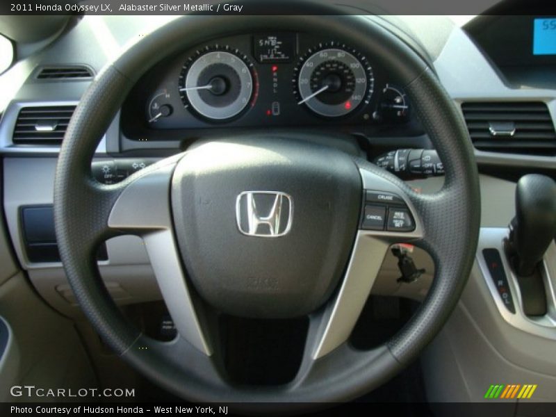 Alabaster Silver Metallic / Gray 2011 Honda Odyssey LX
