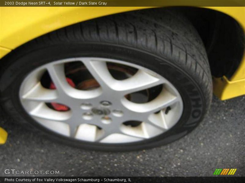 Solar Yellow / Dark Slate Gray 2003 Dodge Neon SRT-4