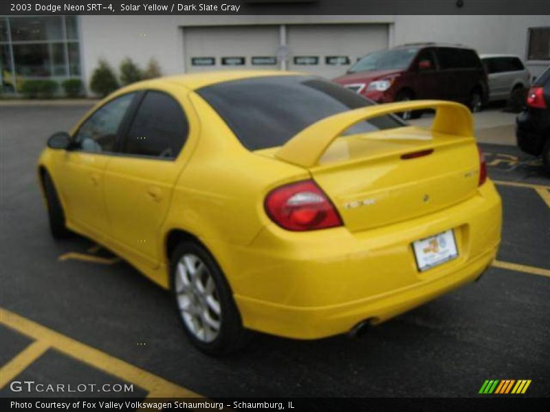 Solar Yellow / Dark Slate Gray 2003 Dodge Neon SRT-4