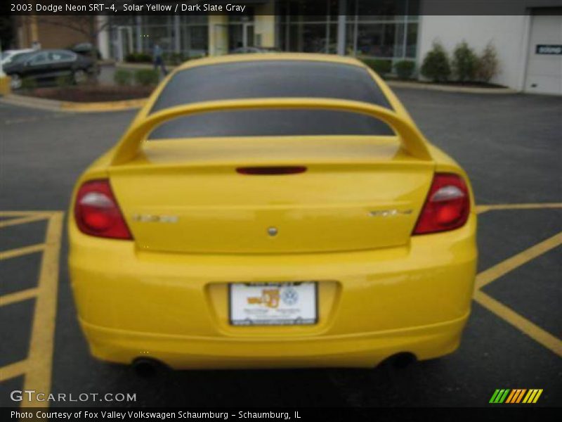 Solar Yellow / Dark Slate Gray 2003 Dodge Neon SRT-4
