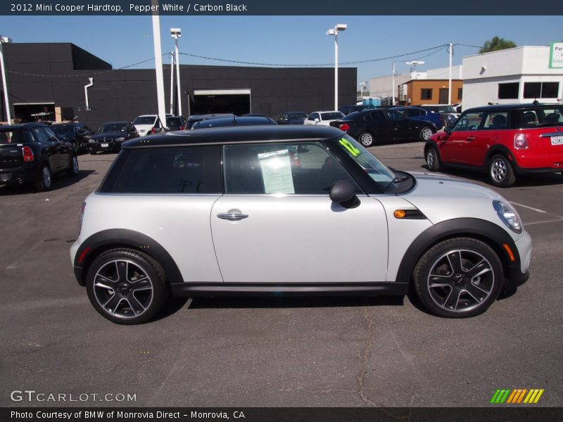 Pepper White / Carbon Black 2012 Mini Cooper Hardtop