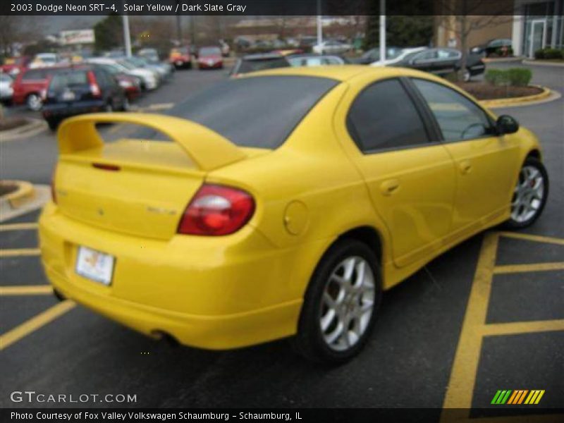 Solar Yellow / Dark Slate Gray 2003 Dodge Neon SRT-4