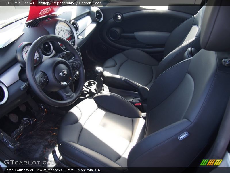 Pepper White / Carbon Black 2012 Mini Cooper Hardtop