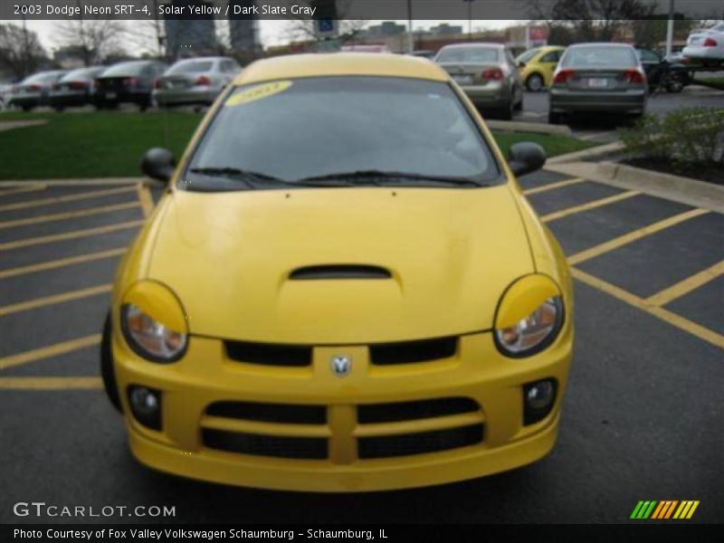 Solar Yellow / Dark Slate Gray 2003 Dodge Neon SRT-4