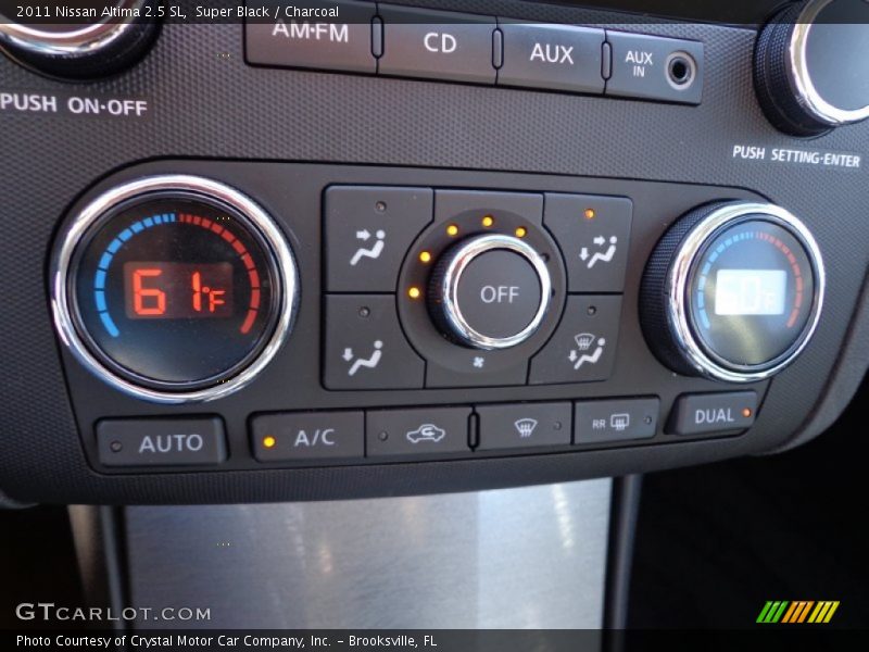 Super Black / Charcoal 2011 Nissan Altima 2.5 SL