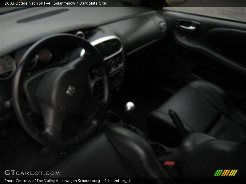 Solar Yellow / Dark Slate Gray 2003 Dodge Neon SRT-4