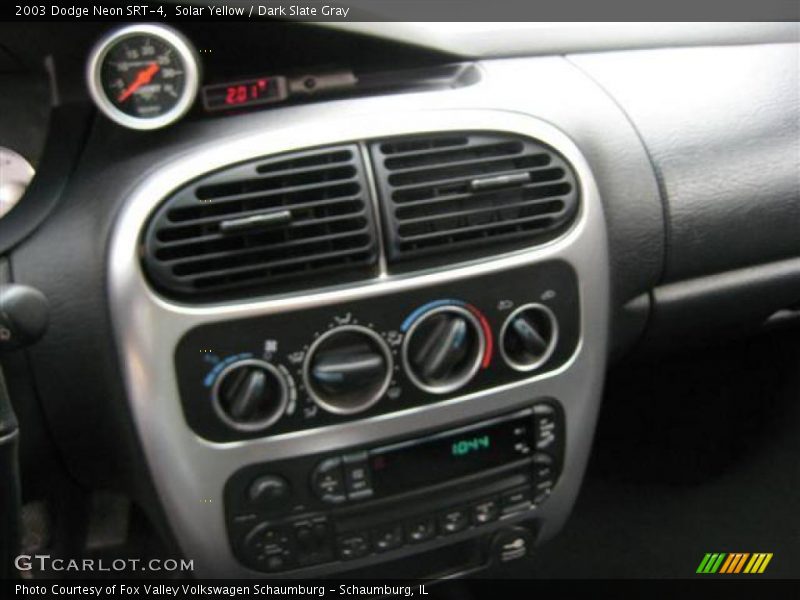 Solar Yellow / Dark Slate Gray 2003 Dodge Neon SRT-4