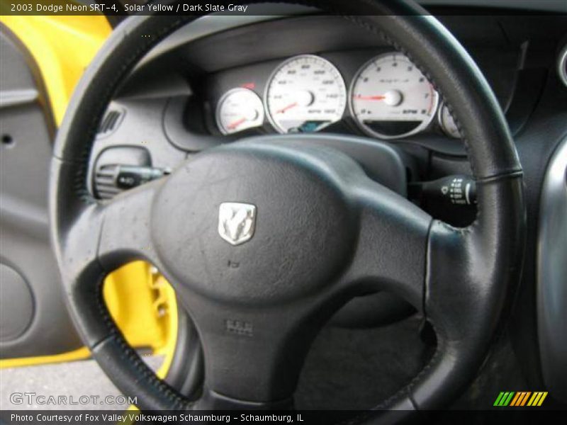 Solar Yellow / Dark Slate Gray 2003 Dodge Neon SRT-4