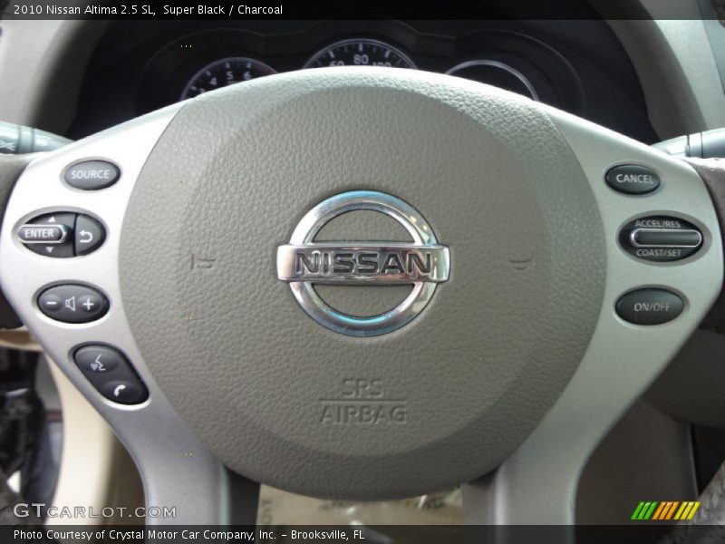 Super Black / Charcoal 2010 Nissan Altima 2.5 SL
