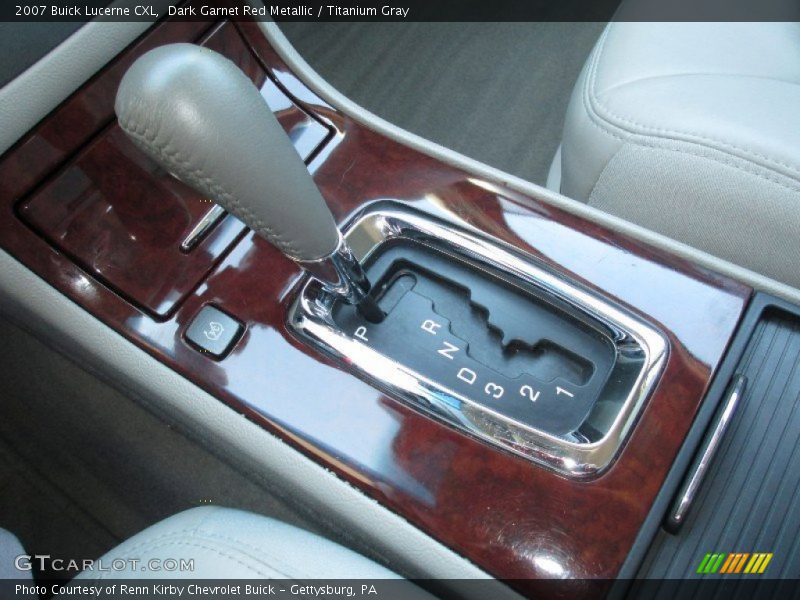 Dark Garnet Red Metallic / Titanium Gray 2007 Buick Lucerne CXL