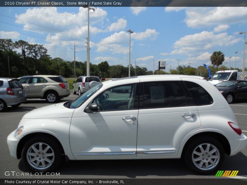 Stone White / Pastel Slate Gray 2010 Chrysler PT Cruiser Classic