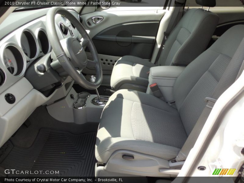 Stone White / Pastel Slate Gray 2010 Chrysler PT Cruiser Classic