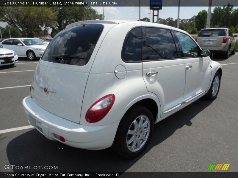 Stone White / Pastel Slate Gray 2010 Chrysler PT Cruiser Classic