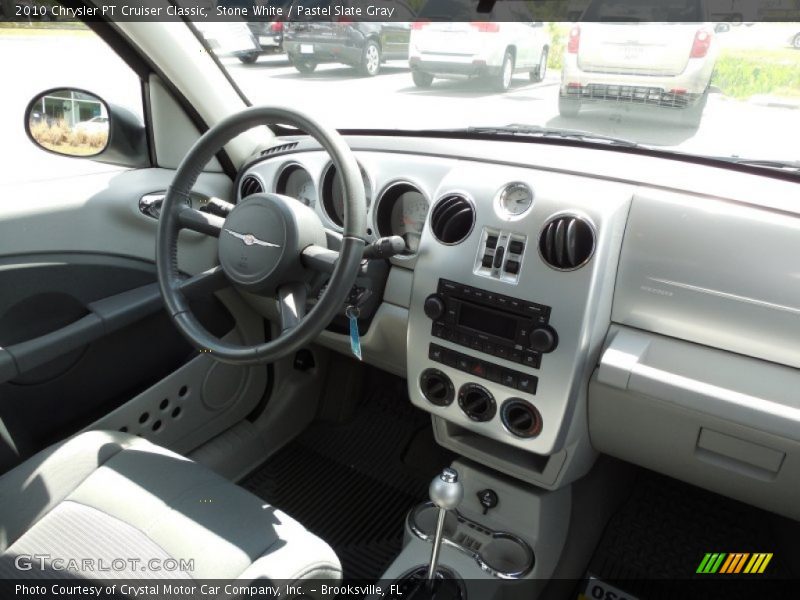 Stone White / Pastel Slate Gray 2010 Chrysler PT Cruiser Classic
