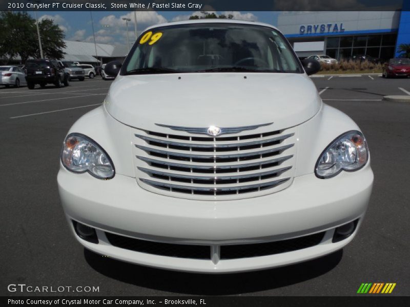 Stone White / Pastel Slate Gray 2010 Chrysler PT Cruiser Classic