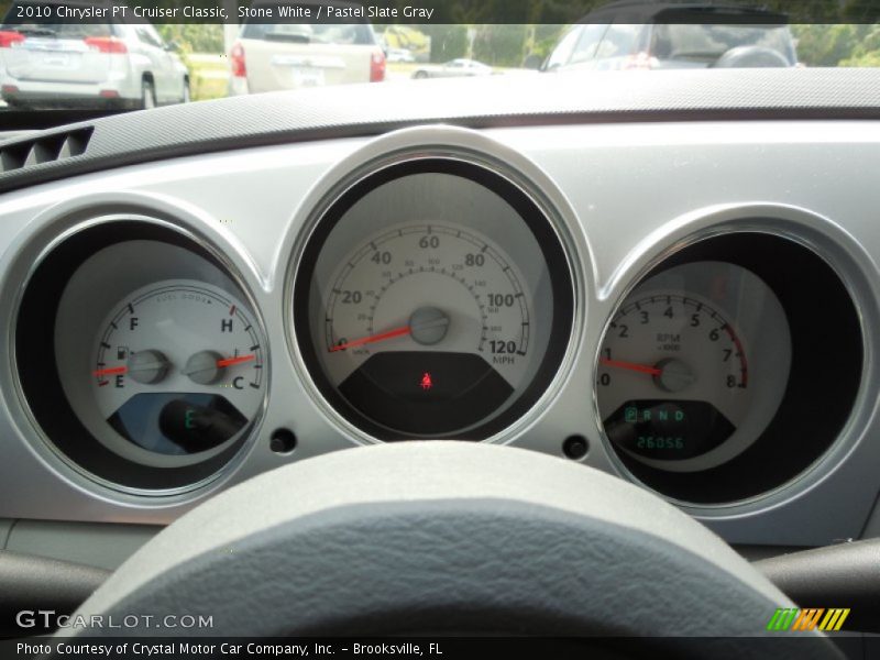Stone White / Pastel Slate Gray 2010 Chrysler PT Cruiser Classic