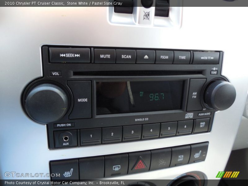 Stone White / Pastel Slate Gray 2010 Chrysler PT Cruiser Classic
