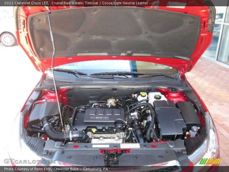 Crystal Red Metallic Tintcoat / Cocoa/Light Neutral Leather 2011 Chevrolet Cruze LTZ