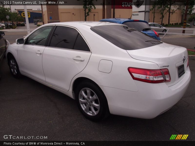 Super White / Ash 2011 Toyota Camry LE