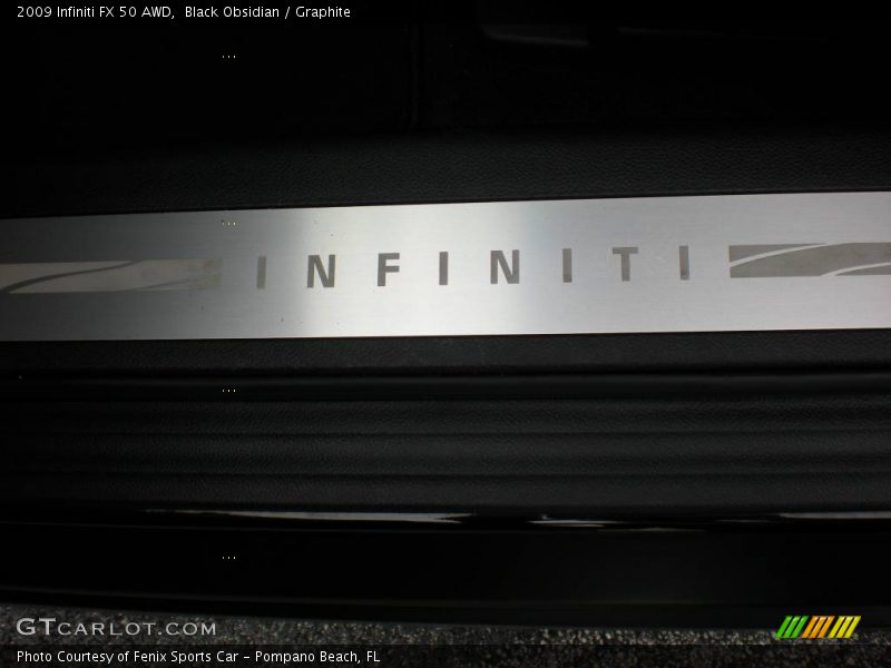 Black Obsidian / Graphite 2009 Infiniti FX 50 AWD