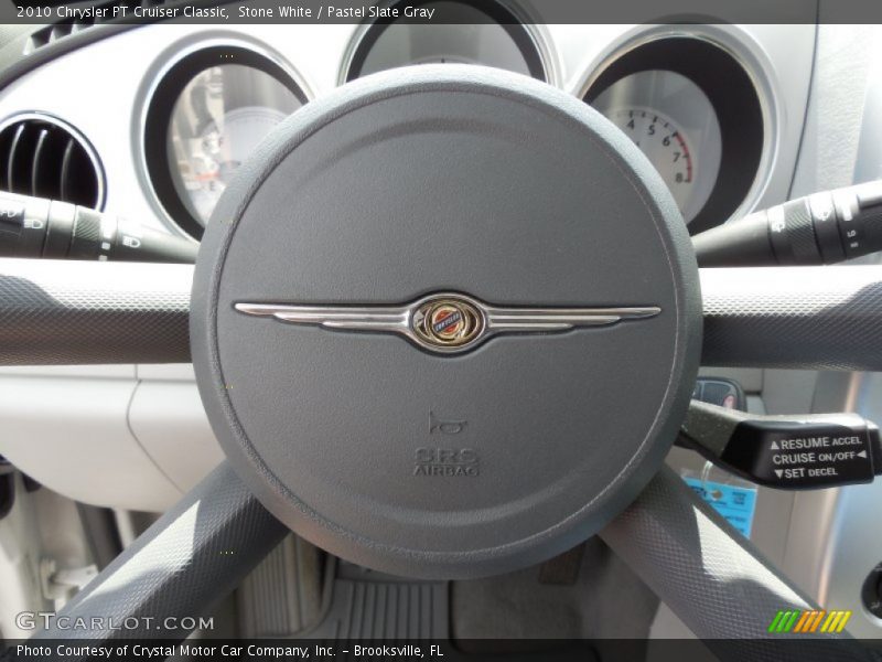 Stone White / Pastel Slate Gray 2010 Chrysler PT Cruiser Classic