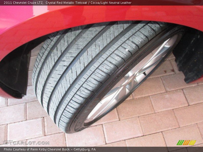 Crystal Red Metallic Tintcoat / Cocoa/Light Neutral Leather 2011 Chevrolet Cruze LTZ