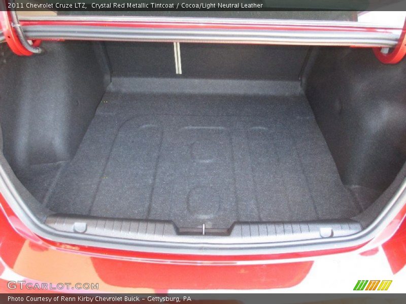 Crystal Red Metallic Tintcoat / Cocoa/Light Neutral Leather 2011 Chevrolet Cruze LTZ