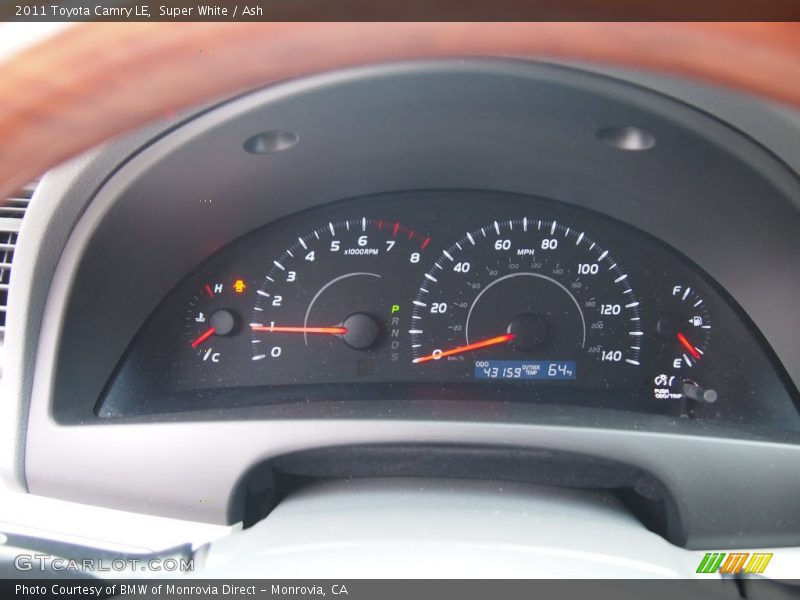 Super White / Ash 2011 Toyota Camry LE