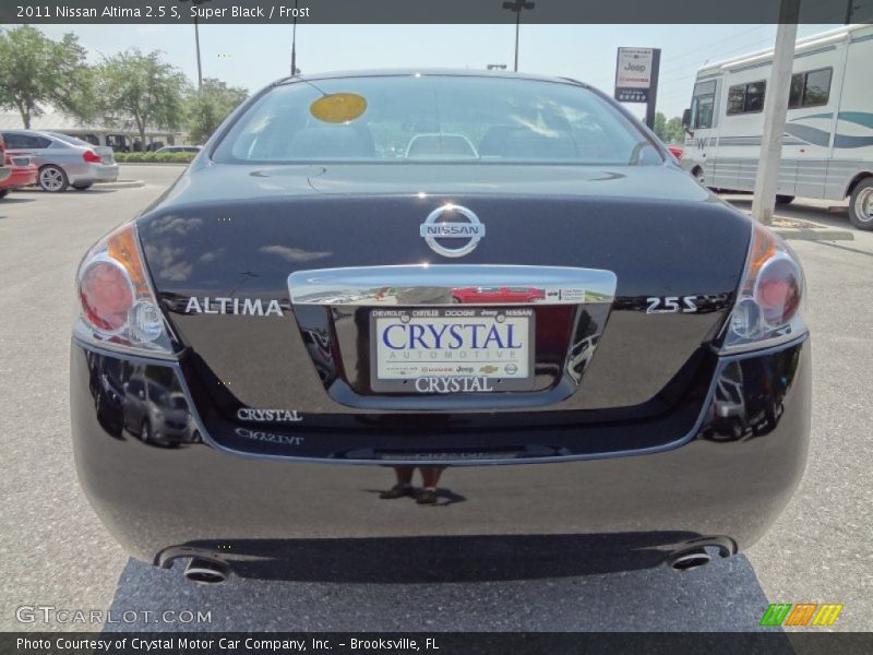Super Black / Frost 2011 Nissan Altima 2.5 S