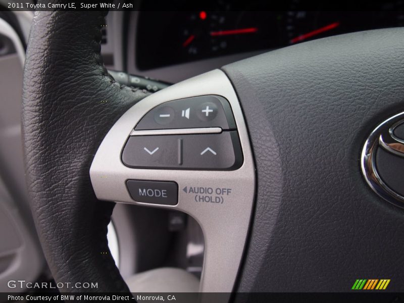 Super White / Ash 2011 Toyota Camry LE