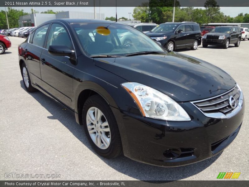 Super Black / Frost 2011 Nissan Altima 2.5 S