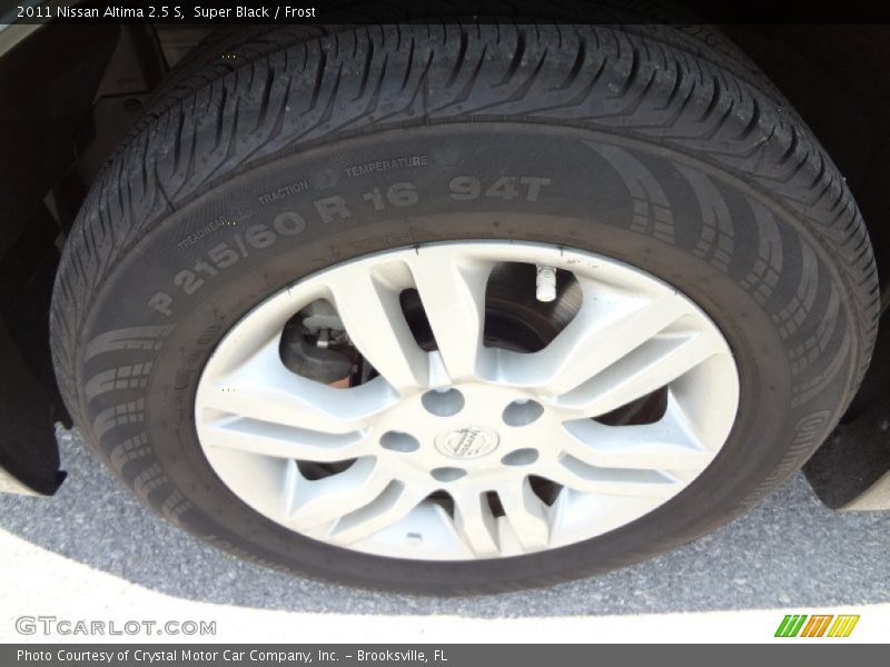 Super Black / Frost 2011 Nissan Altima 2.5 S