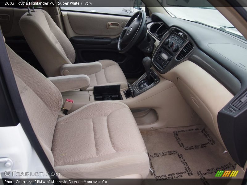 Super White / Ivory 2003 Toyota Highlander V6