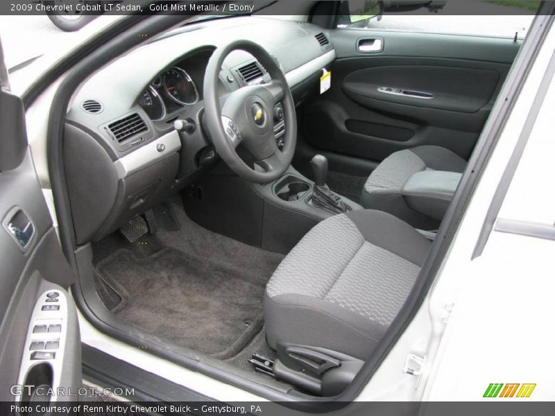Gold Mist Metallic / Ebony 2009 Chevrolet Cobalt LT Sedan